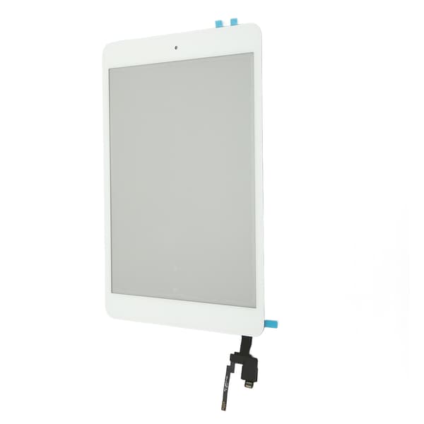 Udskiftning af touchskærm til tablet Hærdet glas Touchskærmspanel Digitizer med IC-knap til Mini 3 Hvid