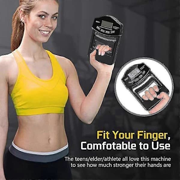 Grip Strength Tester, 180 kg Digital Hand Dynamometer Grip Strength