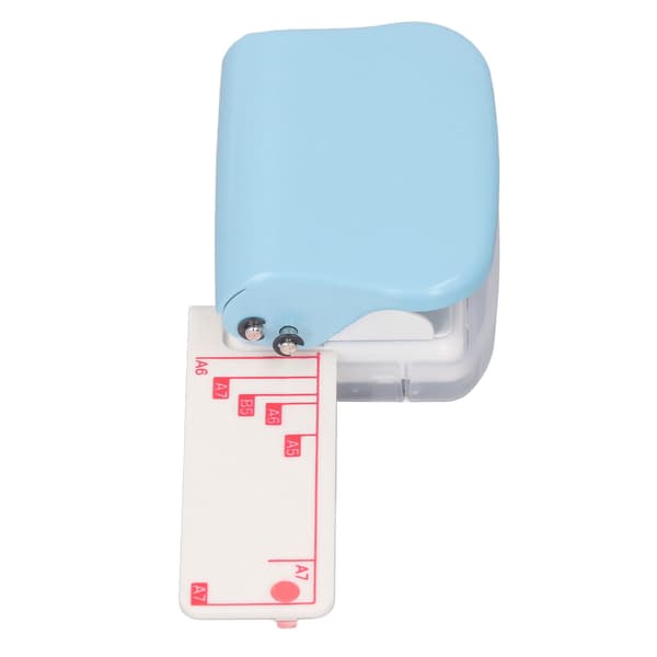 Paper Punch 3-Hole Punch 5 Sheet Capacity Handheld DIY Tool for B5 A5 A6 A7 A4