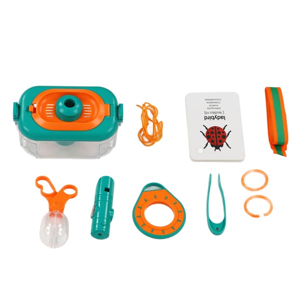 Kids Insect Catcher Kit Magnifying Glass Viewing Case Science Educational Play Set Kit Outdoor Adventure Tool
