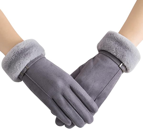 Dame vinterhandsker varme fleeceforede stretch tykke handsker
