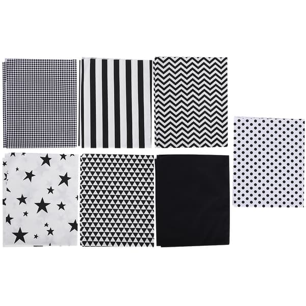 7 pcs Cotton Fabric Floral DIY Handmade Patchwork Printed Fabric Sewing Craft 50x40cm