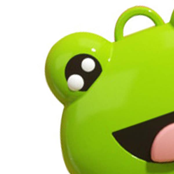 Table Tennis Trainer Indoor Hanging Elastic Shaft Automatic Rebound for Kids Self-Training Frog Style