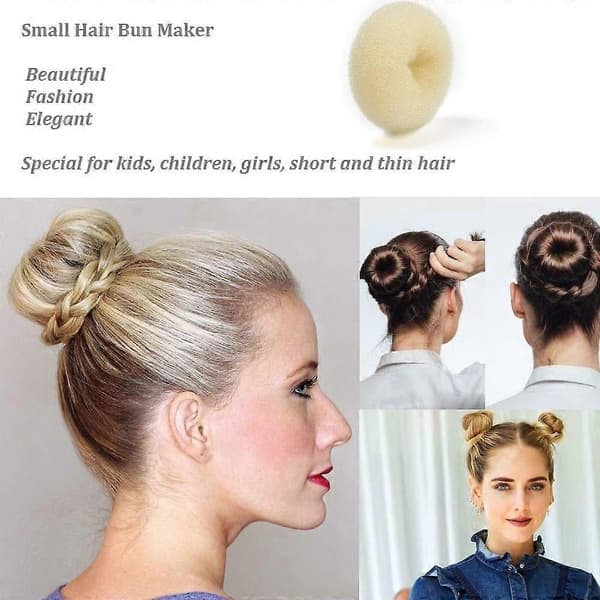 Ekstra Lille Knold Maker til Børn, 6-pak Mini Donut Styler (Lille 2\", Off-White) (FMY)