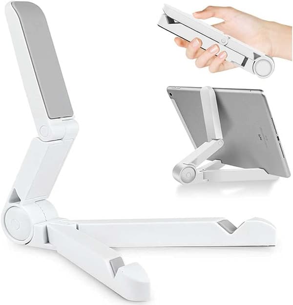 Säädettävä tablettiteline ja tablettipidike, kannettava tablettiteline iPadille, Samsung Galaxylle ja Kindle Fire -tableteille