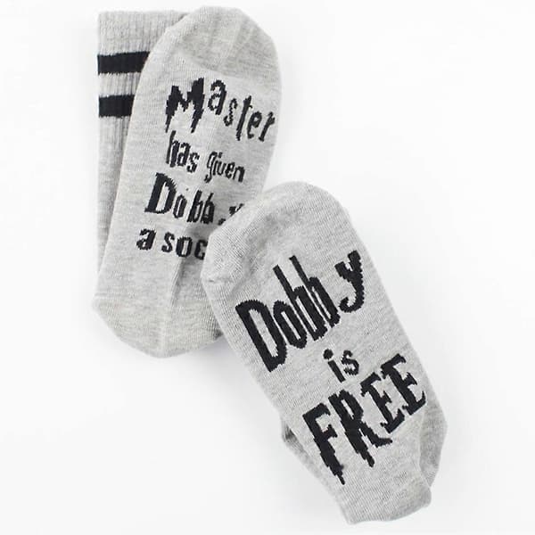 Hauskat unisex-uutuus Master Has Given Dobby Sock Dobby Is Free -sukat lahjaksi (FMY)