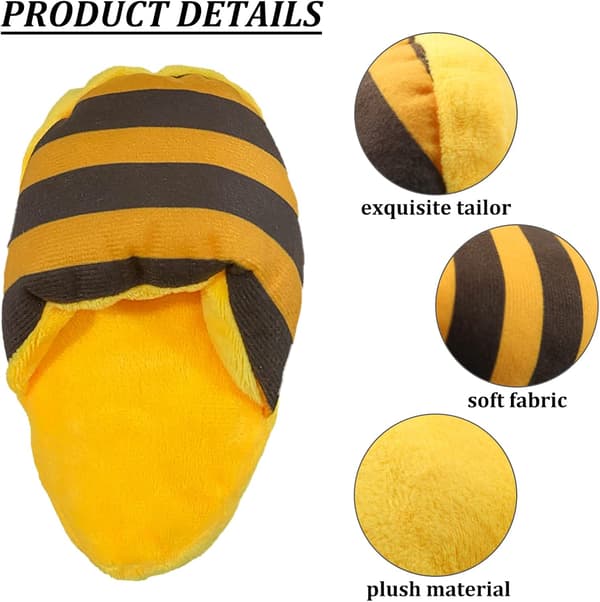 Puppy Plush Slipper, Funny Interactive Dog Toy, Cleans Teeth and Reduces Boredom