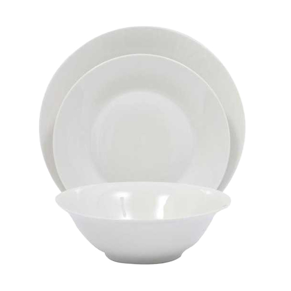 Basiks Porslinsservis (12-pack) One Size Vit White One Size