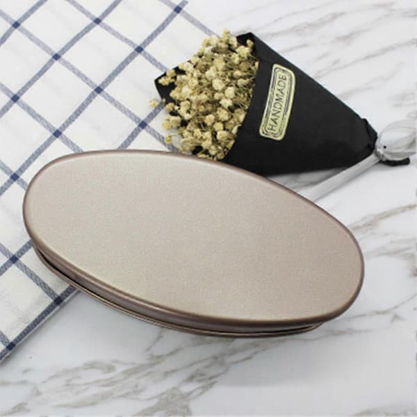 Non-stick Oval Metal Cheesecake Toast Mold DIY Baking Pan Kitchen Baking Tool