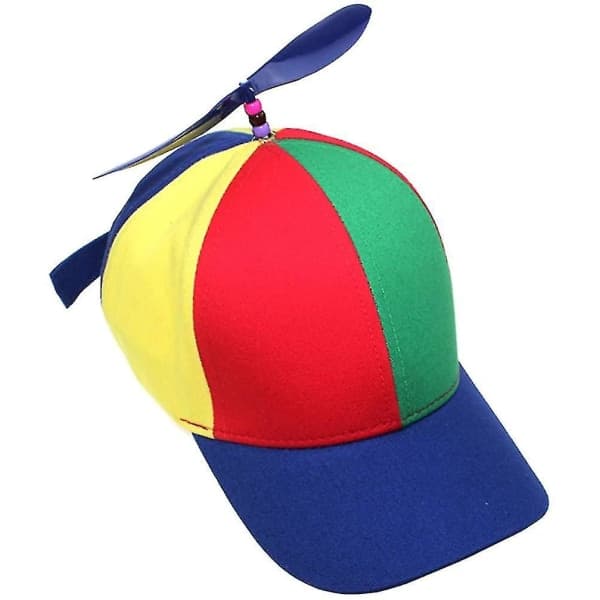 Baseballcaps for voksne, avtakbar baseballcaps med propell