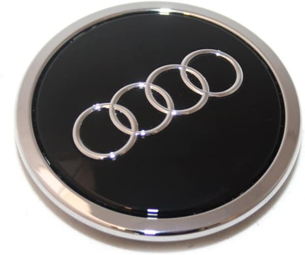 60MM Original Audi navkapsel, sett om 1, for aluminiumsfelger, b