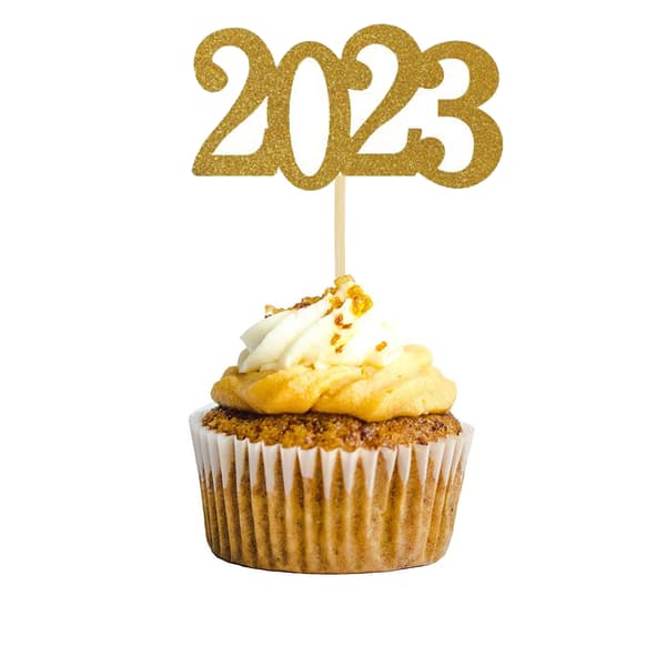(36 stk) Eksamen kagepynt 2023 eksamensdekoration