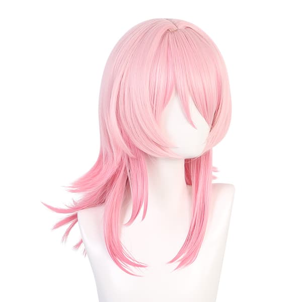 1 stk. Lang Lige Pink Paryk til Honkai Star Rail 7. marts Cosplay