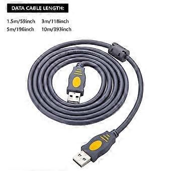 Rask Synkronisering USB 2.0-kabel for Effektiv Kjøling og Dataoverføring Mellom Enheter USB2.0 Forlengelse 10m 10m