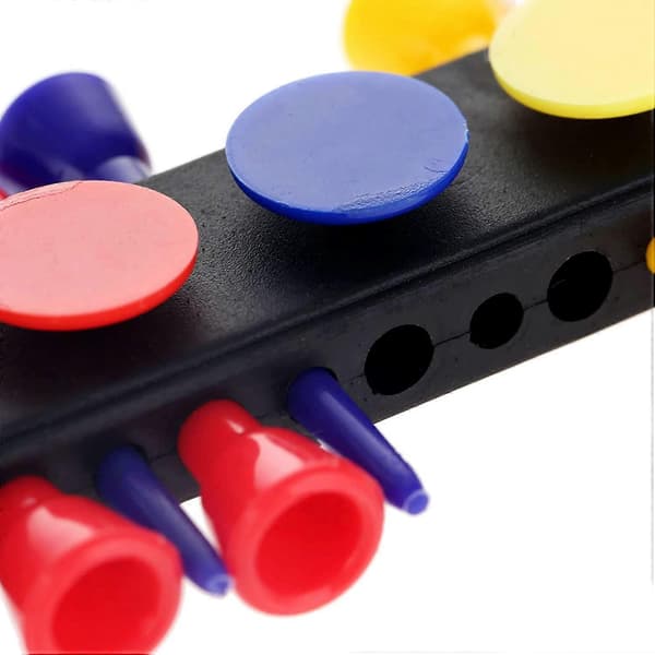 Golf Tee, 1-pack Golf Tee med 12 Tee-hål 3 Bollmarkeringshål Nyckelring Golftillbehör