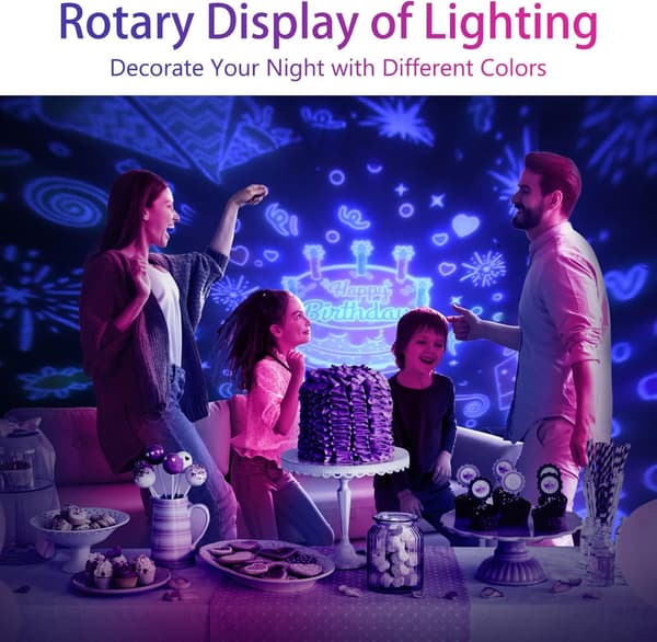 LED-gypsophila-projektorilamppu Amazon tähtiprojektorilamppu DIY mu