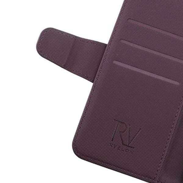 Samsung S22 Plus Plånboksfodral med extra kortfack Rvelon - Mörklila Mörklila purple