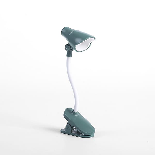 Bordlampe LED Batteridrevet Lesing Skrivebordsbok Klipplys