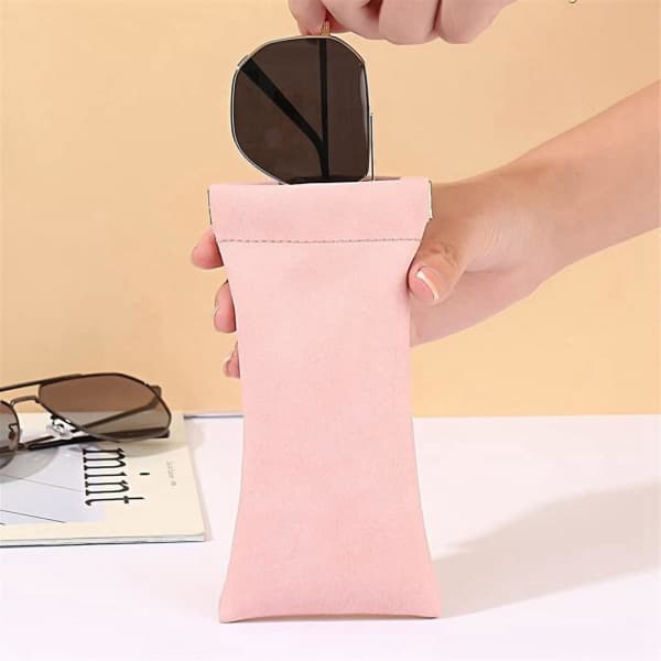 Universal Eyeglass Case for Women and Men, Soft PU Eyeglass Pouch