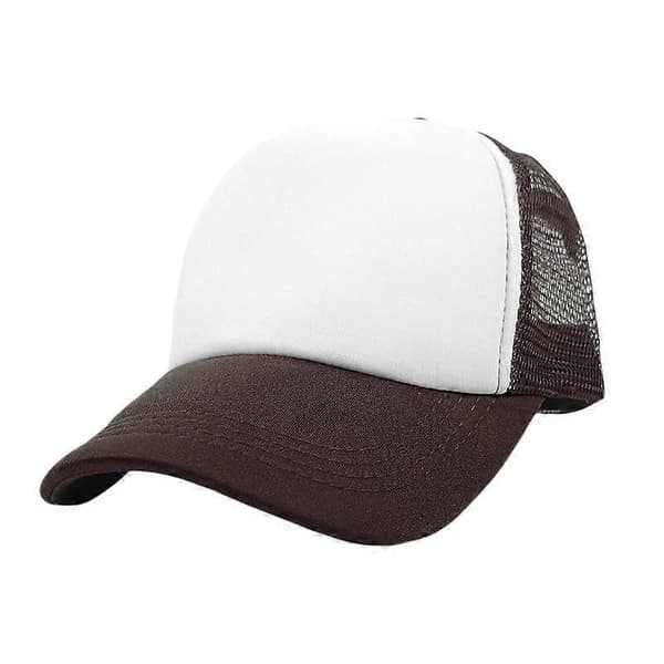 Tofarget Truckerkeps Sommer Mesh Caps med Justerbar Snapback-stropp