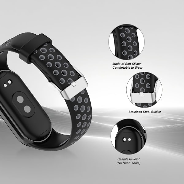 Klockarmband silikon Xiaomi Mi Band 8