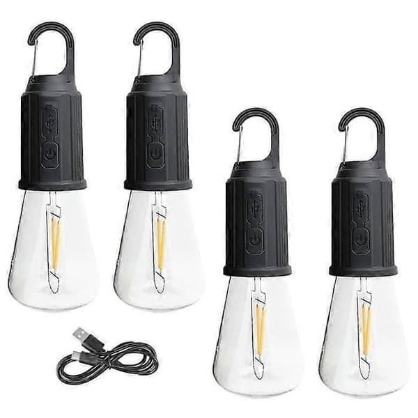Portable LED Camping Lantern, Hook to Hang Anywhere | USB-C Rechargeable | 3 Brightness Modes
