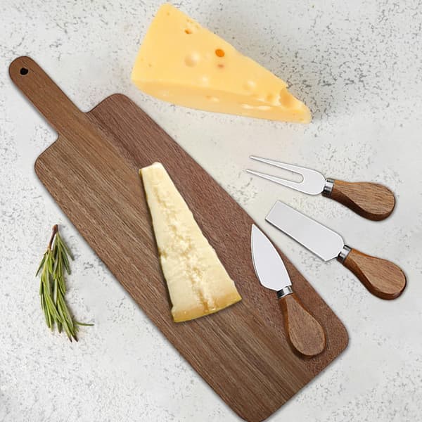 Skærebræt Ostebakke Osteværktøj og Serveringsbakke til Køkkenindkøb Bryllupper Helligdage eller Elegant Middagspræsentation