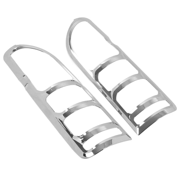 2pcs Tail Light Cover ABS Chrome Glossy Stylish Tail Lamp Frame Replacement for HIACE H200 2005-2014