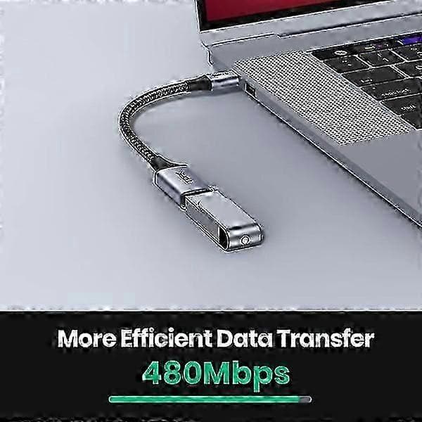 Laadukas USB C–USB A -sovitin OTG-kaapeli C-tyypin uros–USB 3.0 2.0 naaras -kaapeli
