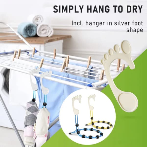 Sock Organizer Sock Clips for Washing Machine and Dryer Sock Holder for Laundry Drying and Finishing Socks Black