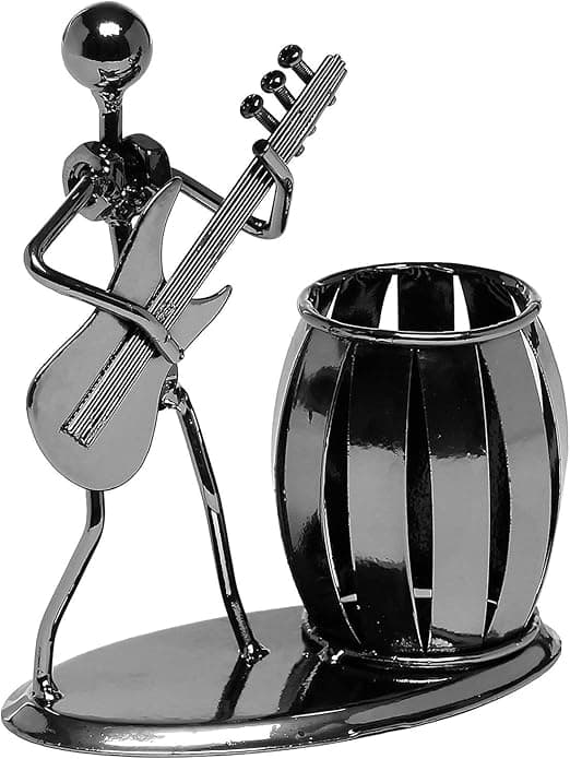 Musik Ironman pennholder, multifunksjonell metallpenn_tfrf