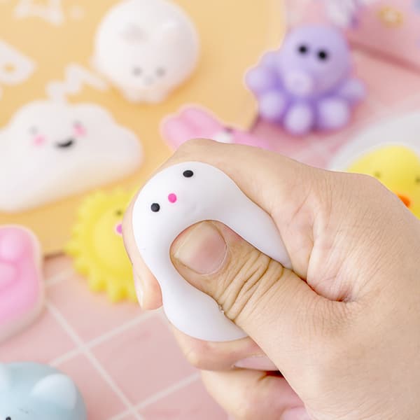 Squishies Mochi Squishy Leker 40 stk Festgaver til barn Mini Squishy Kawaii Mochi Dyr Tilfeldig