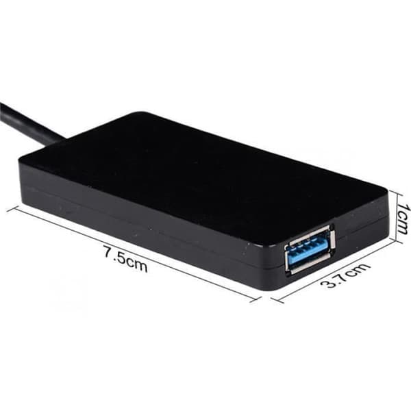 USB 3.0 HUB Supernopea adapteri PC-kannettavalle