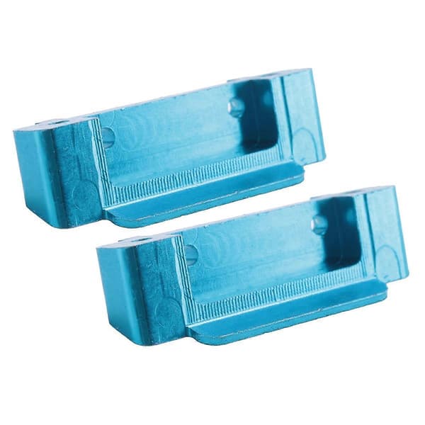 2 stk. opgraderede reservedele RC bil forreste bageste kofanger til A959-B A969-B A979-B blå blue