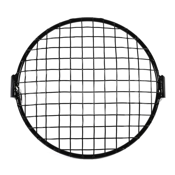 6.3 \" Retro Motorcycle Grill Side Mount Headlight Lamp Cover Mask Cafe Racer