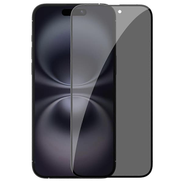 New Compatible with iPhone 16 Plus Anti-Peep Screen Protector Anti-Scratch AGC Glass Full Screen Film