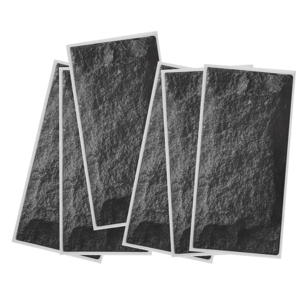 6 pcs Matte Wall Decal Waterproof Self-Adhesive Non-Slip Floor Decor for Home Use