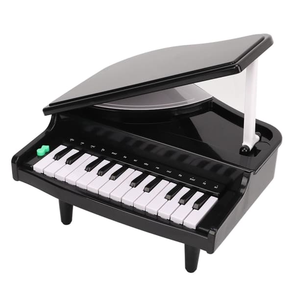 Electronic Piano Toy for Kids Black Educational Piano Multifunctional Musical Toys for Learning
