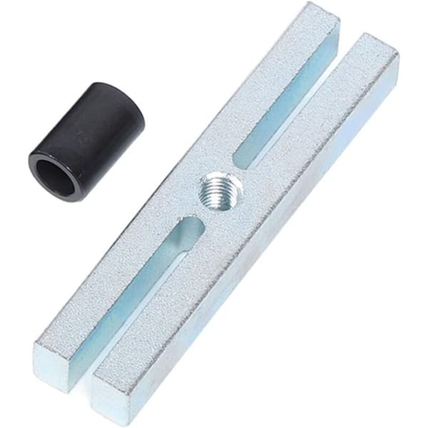 Wheel Hub Puller - Integrated Bearing Disassembly Tool Kit - Blackened Steel - ISO 6004-6302 Compatible - 2 x Extensions and 6 x Adapters