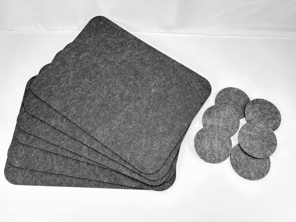 12-delars Filt Placemat Set - Stilfull och Praktisk Matplats