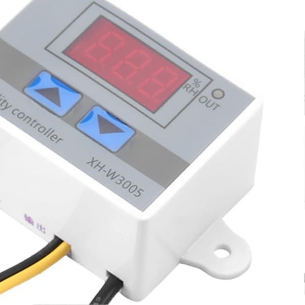 XH-W3005 Digital Hygrometer Switch Controller Fuktighetssensor 0~99%RH 12V