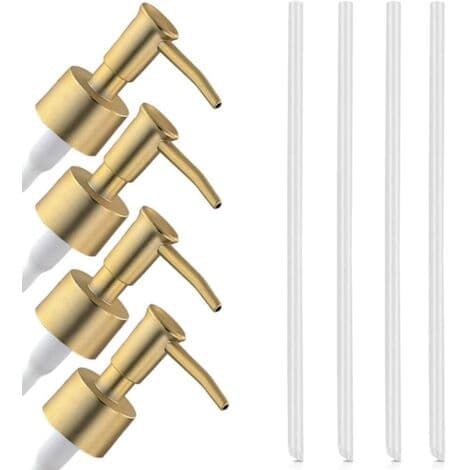 4-delt erstatningspumpe, såpedispenserpumpe, såpepumpehode, erstatningspumpe for såpedispenser, for flytende flaske