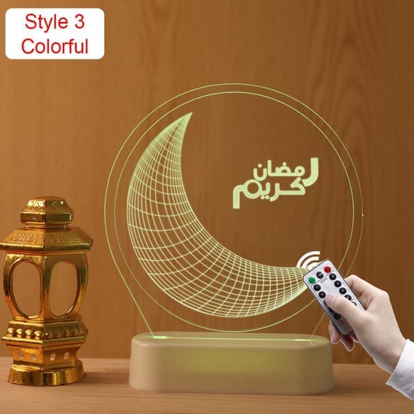 Nattlampa Ramadan Lykta stil 5 varm