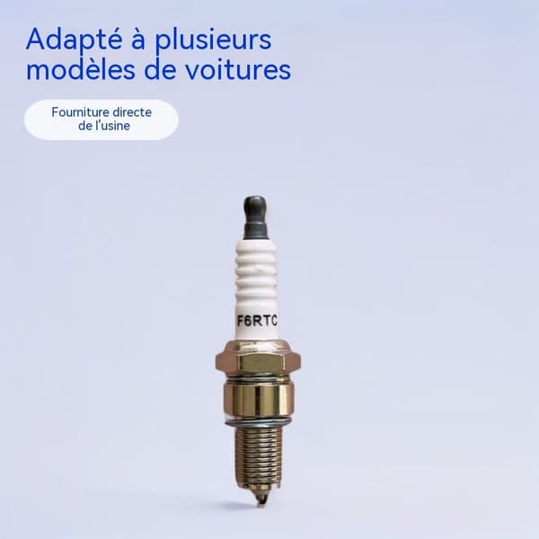 Universal Resistance Spark Plug F6RTC, Stable and Durable, Suitable for Lawn Mowers, Generators, and Vans, Ensuring a Smooth Start.