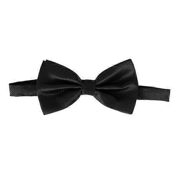 Elegant Adjustable Black Bow Tie for Formal Occasions