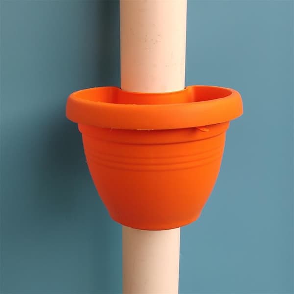 Orange Slange Blomsterpotter Badekar Tagrende Nedløbsrør Potte til Planter og Blomster Udendørs