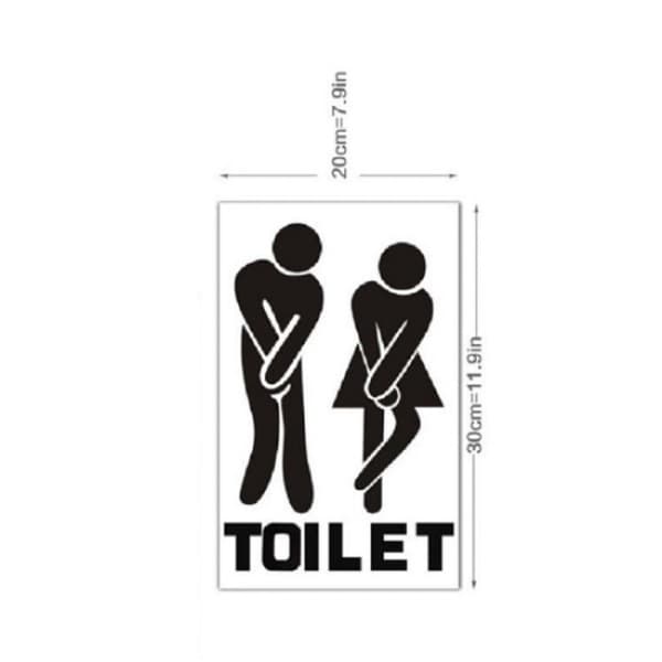 1 iso wc-tarra 20x30 cm musta