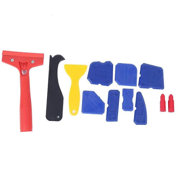 13 stk/sæt Plastforseglingsfjerner Kit Sprederværktøj Forseglingsskraber Glaslim Efterbehandlingsværktøj