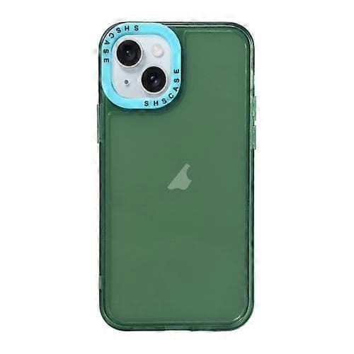 Färgglad linsram transparent TPU-mobilskal för iPhone 15
