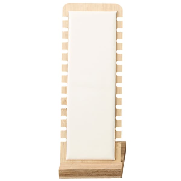 Halskædeholder i træ, 10x10x26cm originalfarve 1 stk halskæde